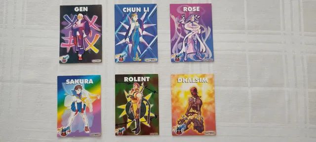Cards Capcom Street Fighter Zero 2<br>Coleção completa com 18 cards. - Foto 4
