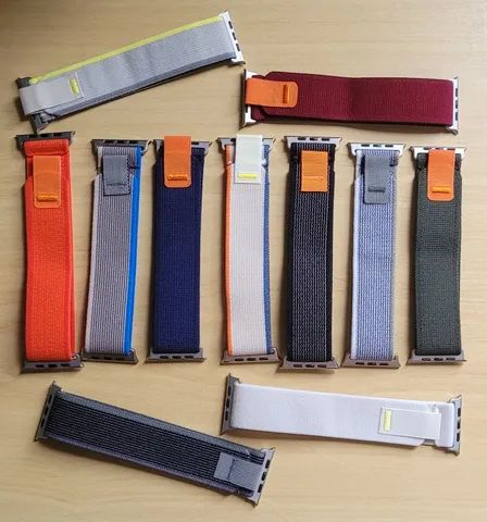 Pulseira Nylon  Loop Trail P/ Apple Watch Ultra 42 44 45 49mm - Foto 3