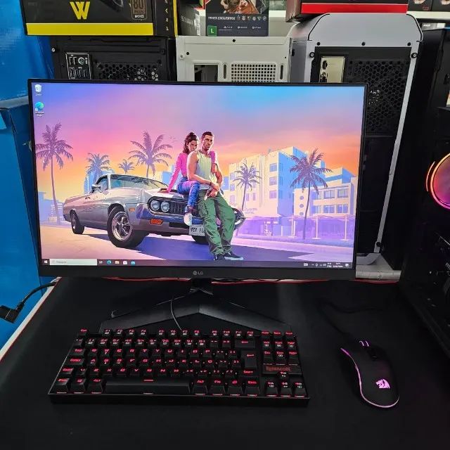 PC Gamer + Monitor 24pl Ryzen 5 5500 Rx 580 8gb  - Foto 4
