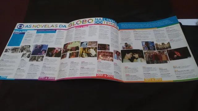 Livro Revista 50 anos de novelas Globo, original, bom estado. E outros. - Foto 4
