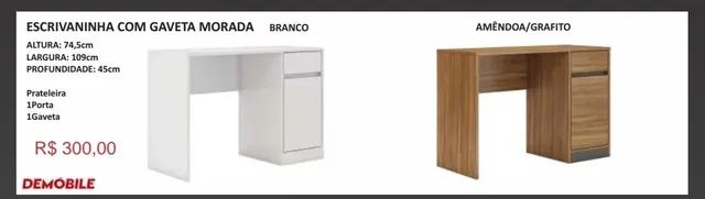 Escrivaninha nova montagem grátis  - Foto 2