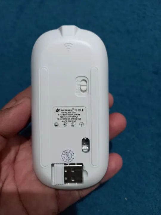 Mouse sem fio Recarregável ( Bluetooth e Wireless ) - Foto 2