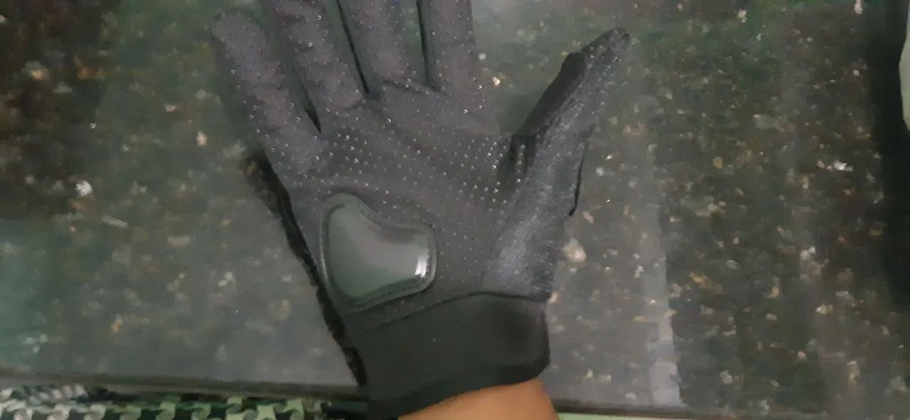 Luvas ciclista ou motoqueiro dedo fechado - já é o menor preço - Foto 3