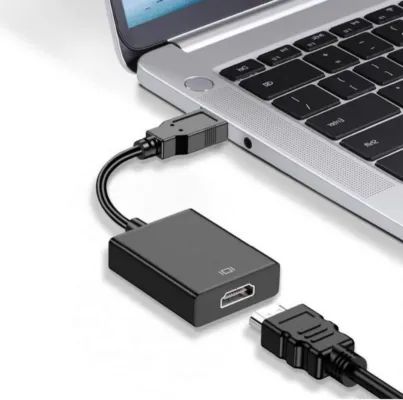 Adaptador Usb 3.0 Para Hdmi Fêmea - Fy-542 Loja Coimbra Computadores Entregamos - Foto 2