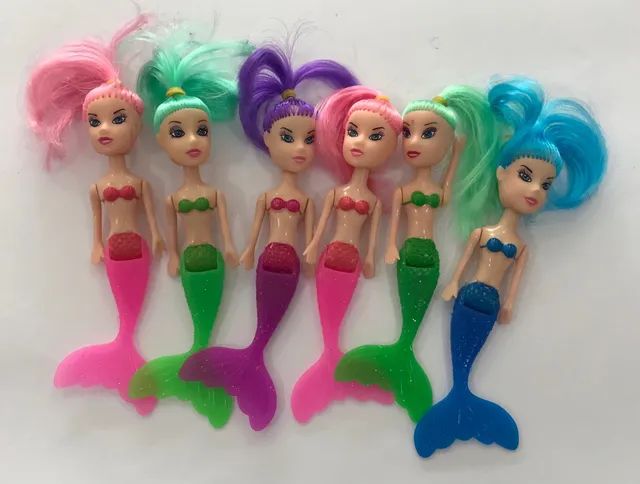 Kit com 6 bonecas Sereias com Sereinhas 6,00 cada - Foto 3