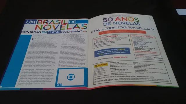 Livro Revista 50 anos de novelas Globo, original, bom estado. E outros. - Foto 2