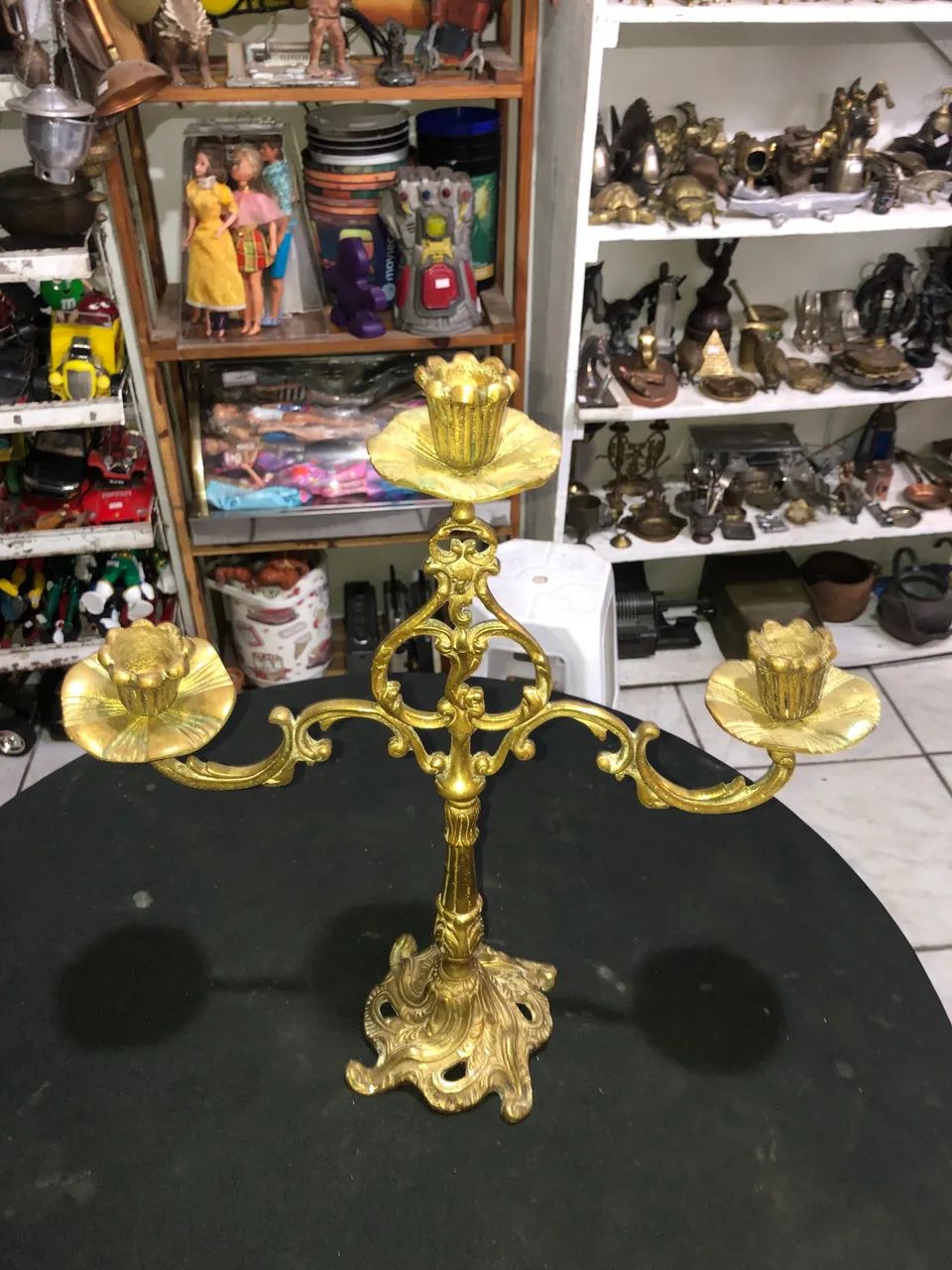 Candelabro de bronze - Foto 4
