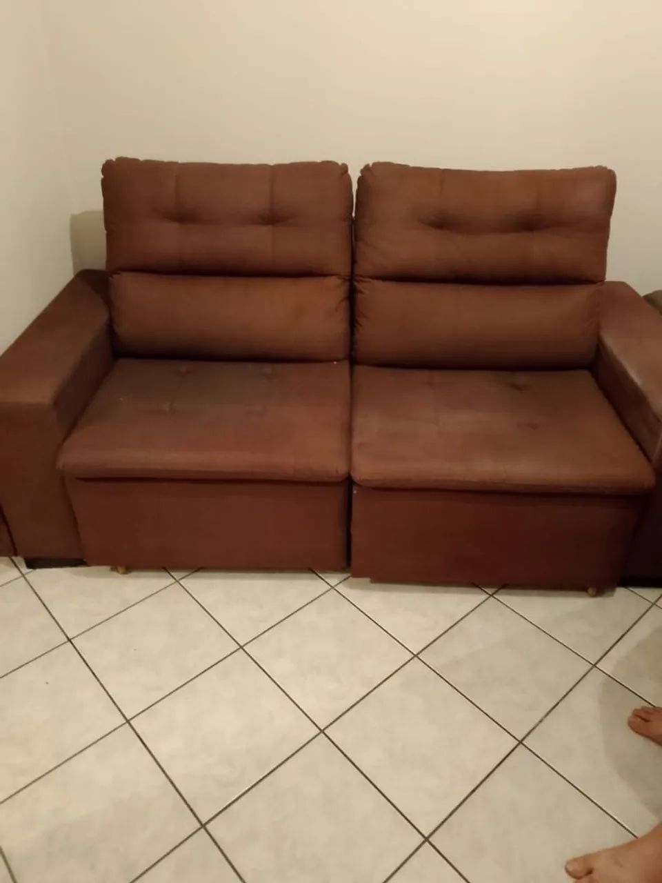 4 sofás retráteis só vendo pessoalmente  - Foto 3
