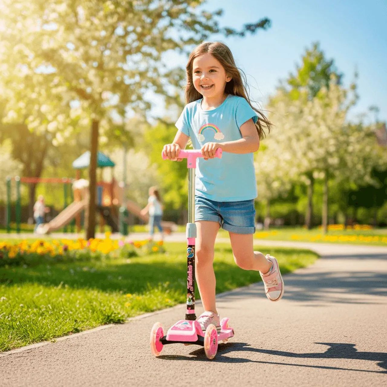 Patinete infantil com led até 4 anos  - Foto 3