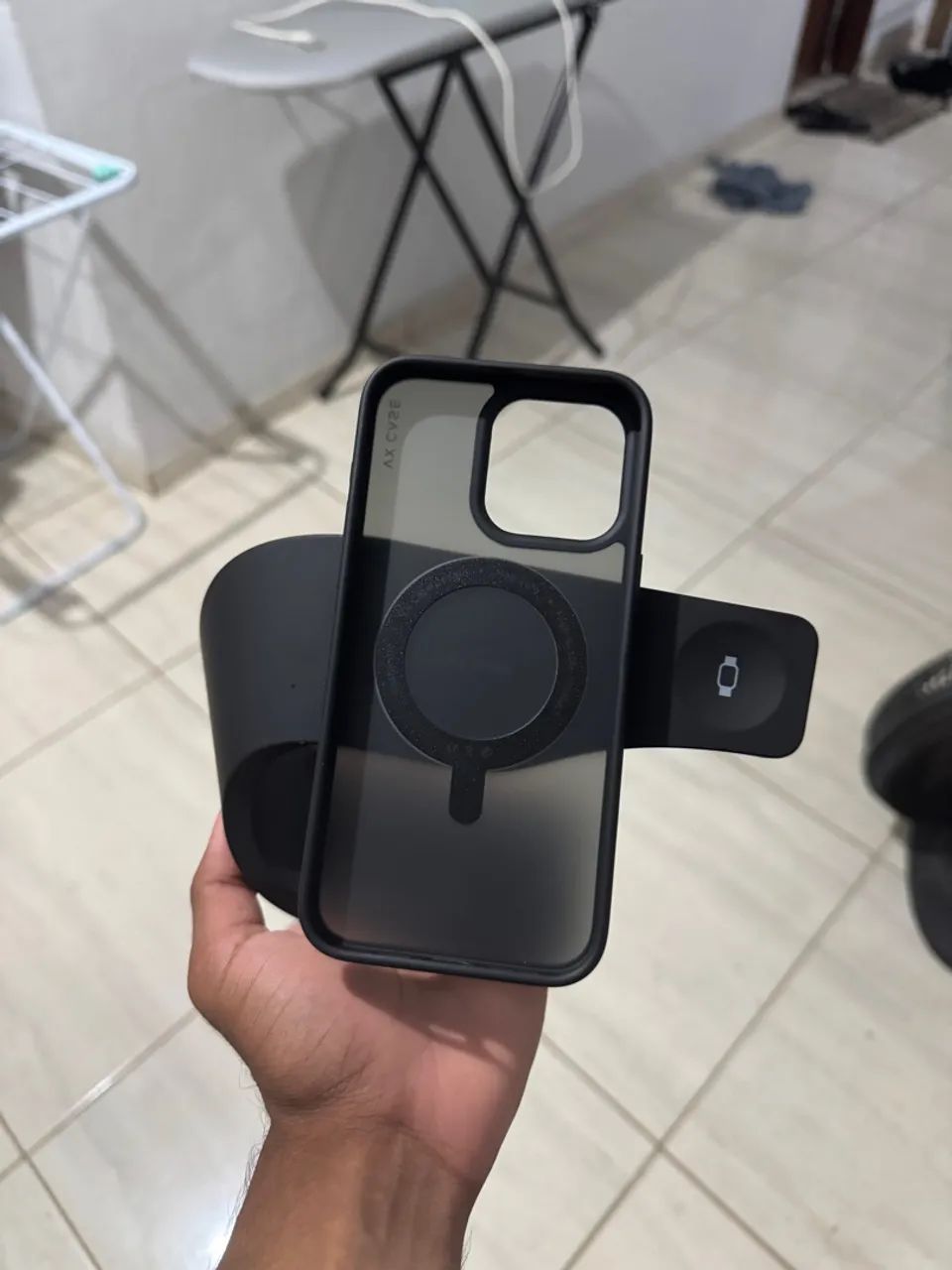 CARREGADOR WIRELESS 4 EM 1 - VX CASE - MAG EASY CHARGER - Foto 4