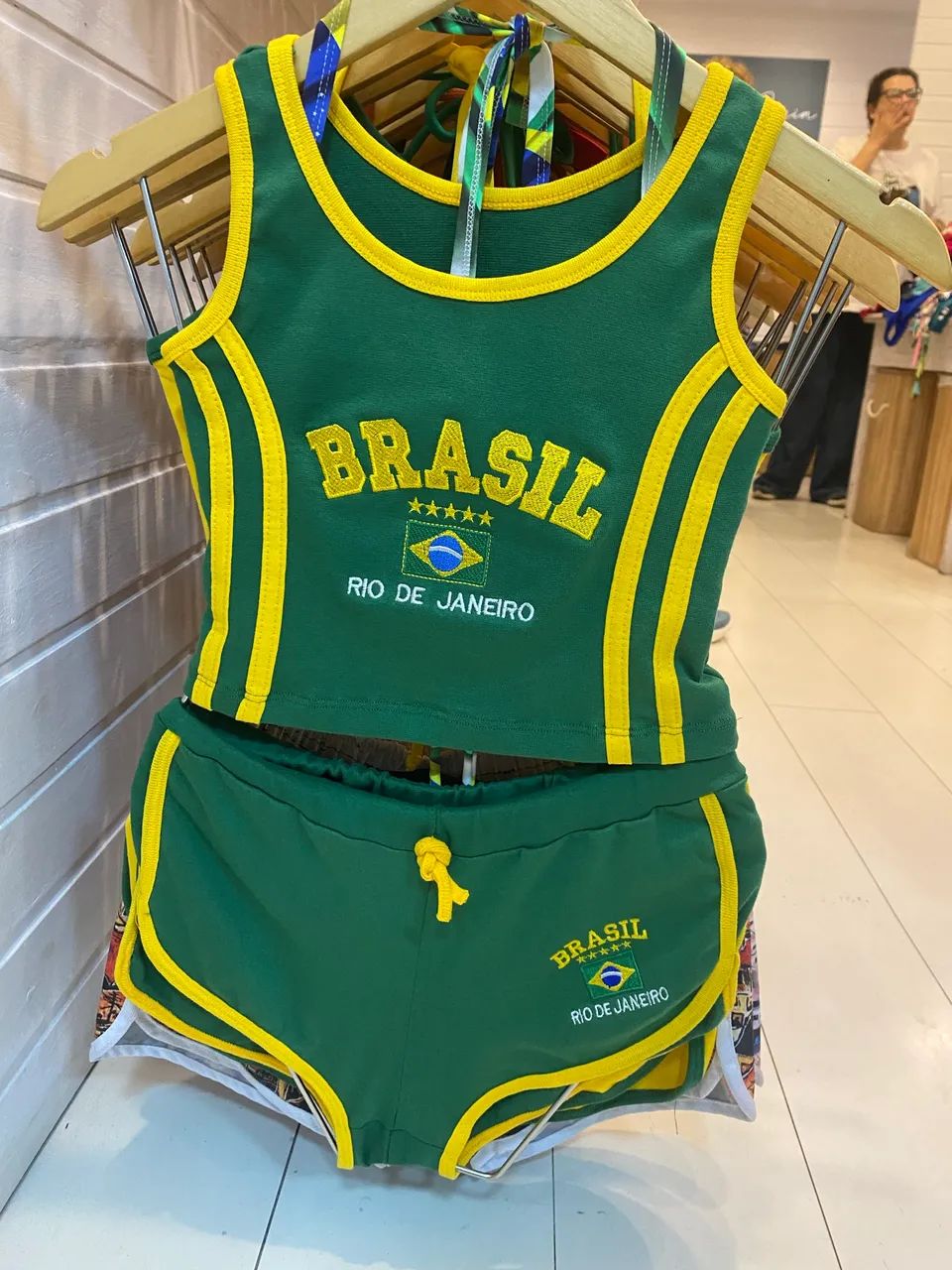 Conjunto Feminino Brasil - Foto 2