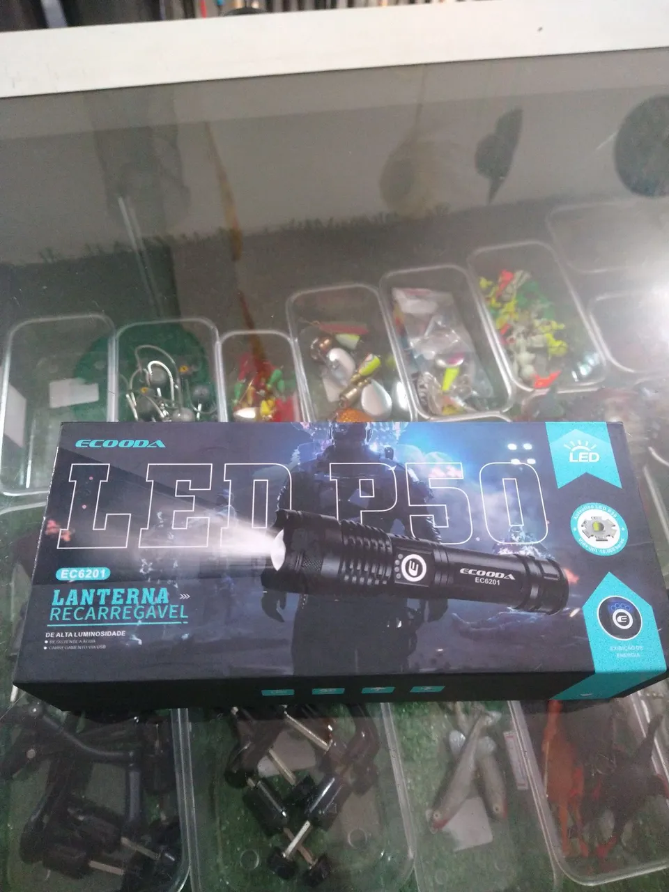 Lanterna tática super led