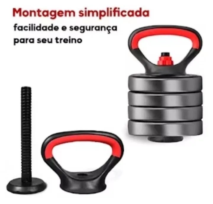 Kit mini academia Musculação: Até 10 vezes no cartão(C/ juros)  - Foto 4