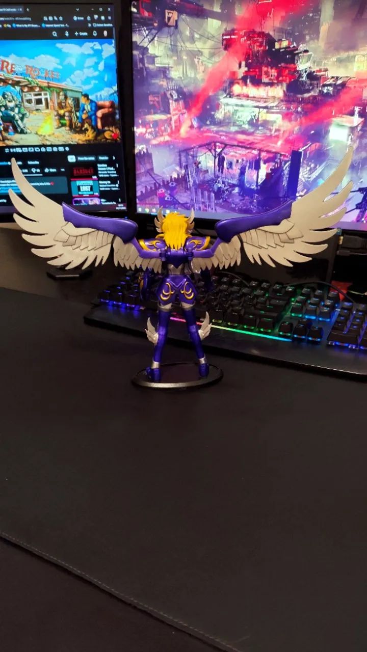 Action figure do Yoga de Cisne armadura Divina dos Cavaleiros do Zodíaco - Foto 3