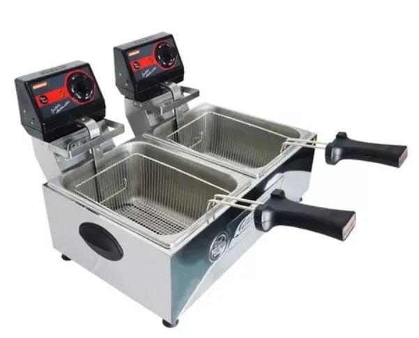 Fritadeira Elétrica 10 Litros 2 Cubas com Inmetro Profissional Cotherm - Foto 5
