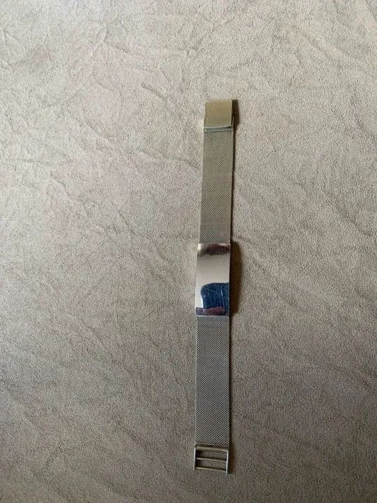 Pulseira Maciça de ouro Branco - Foto 4