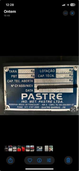 CARRETA BASCULANTE VANDERLEIA PASTRE 2017