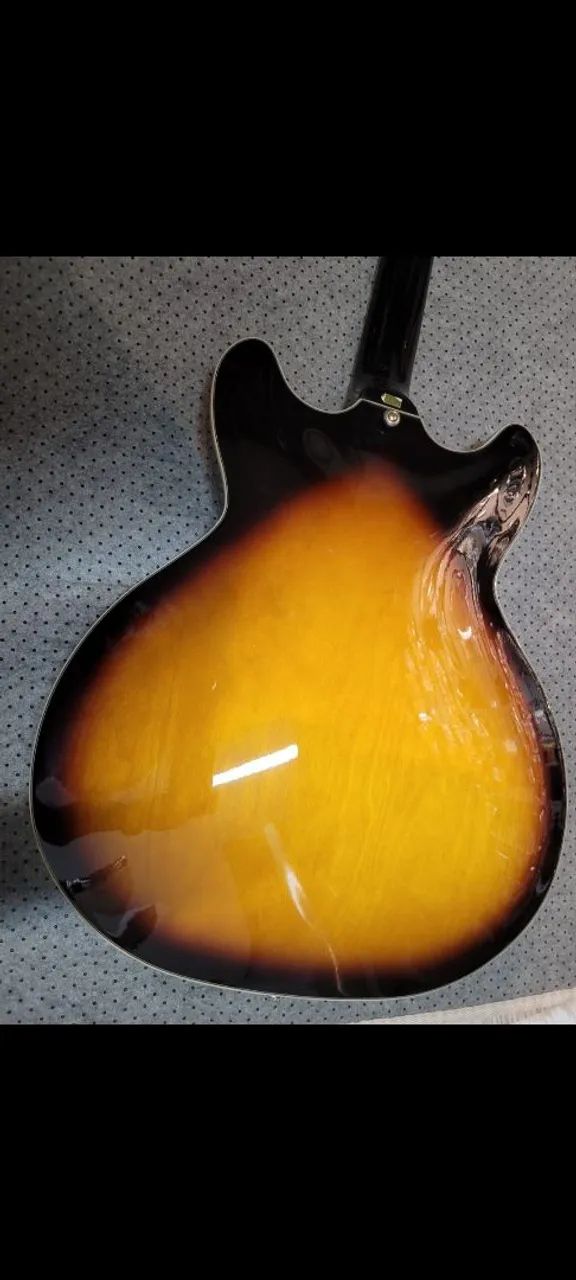 Guitarra Semi-acústica Sunburst HB 35 - Foto 3