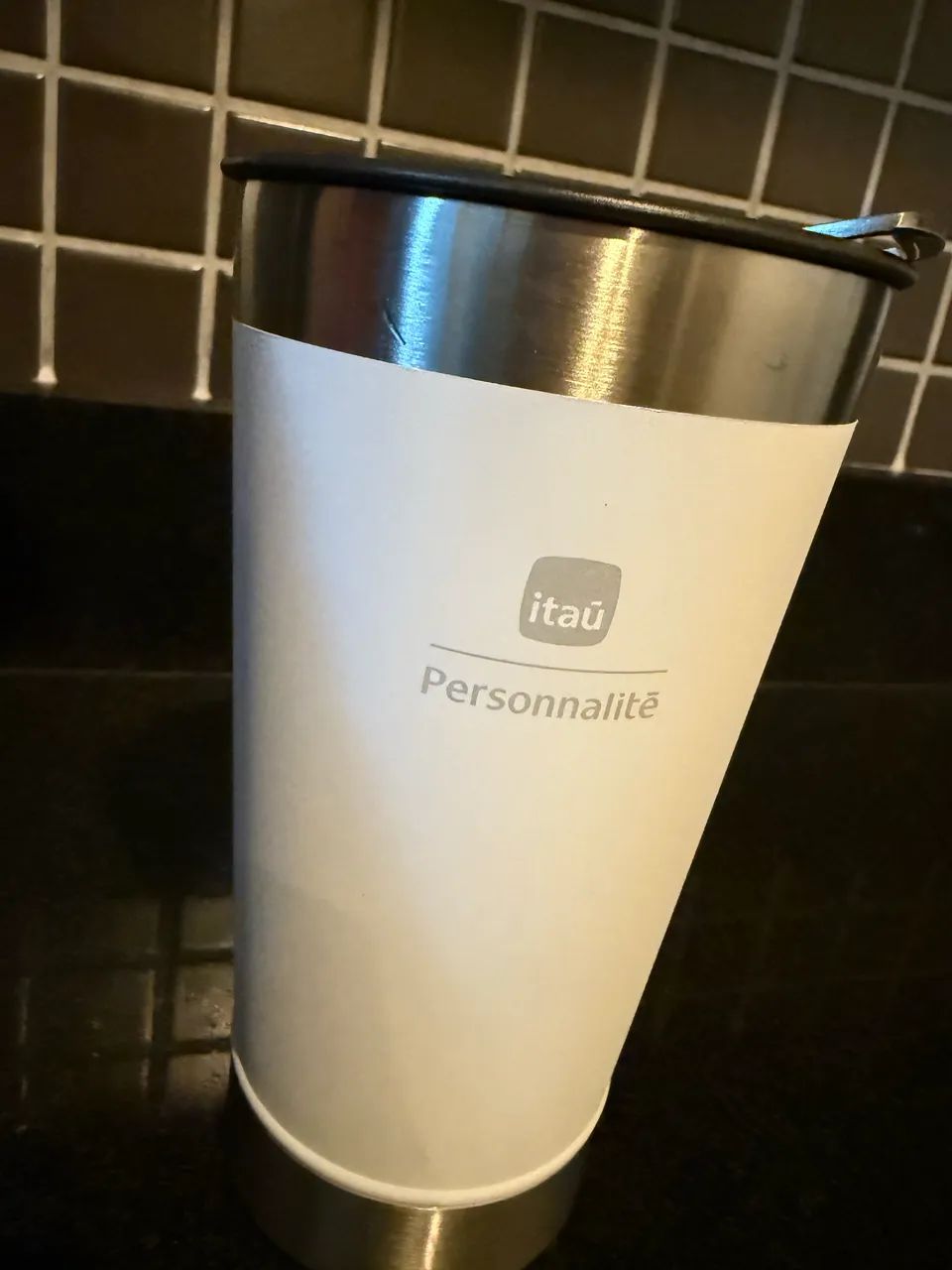 copo stanley original branco personalite nunca usado - Foto 3