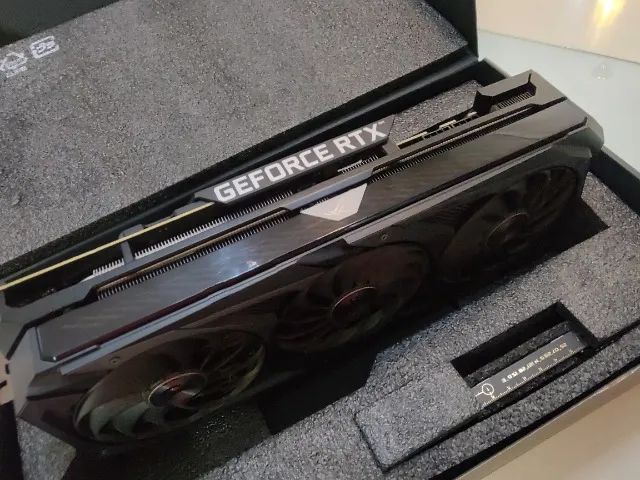 GPU RTX 3070 ROG STRIX GAMING 8 Gb 3 FANS - Foto 3