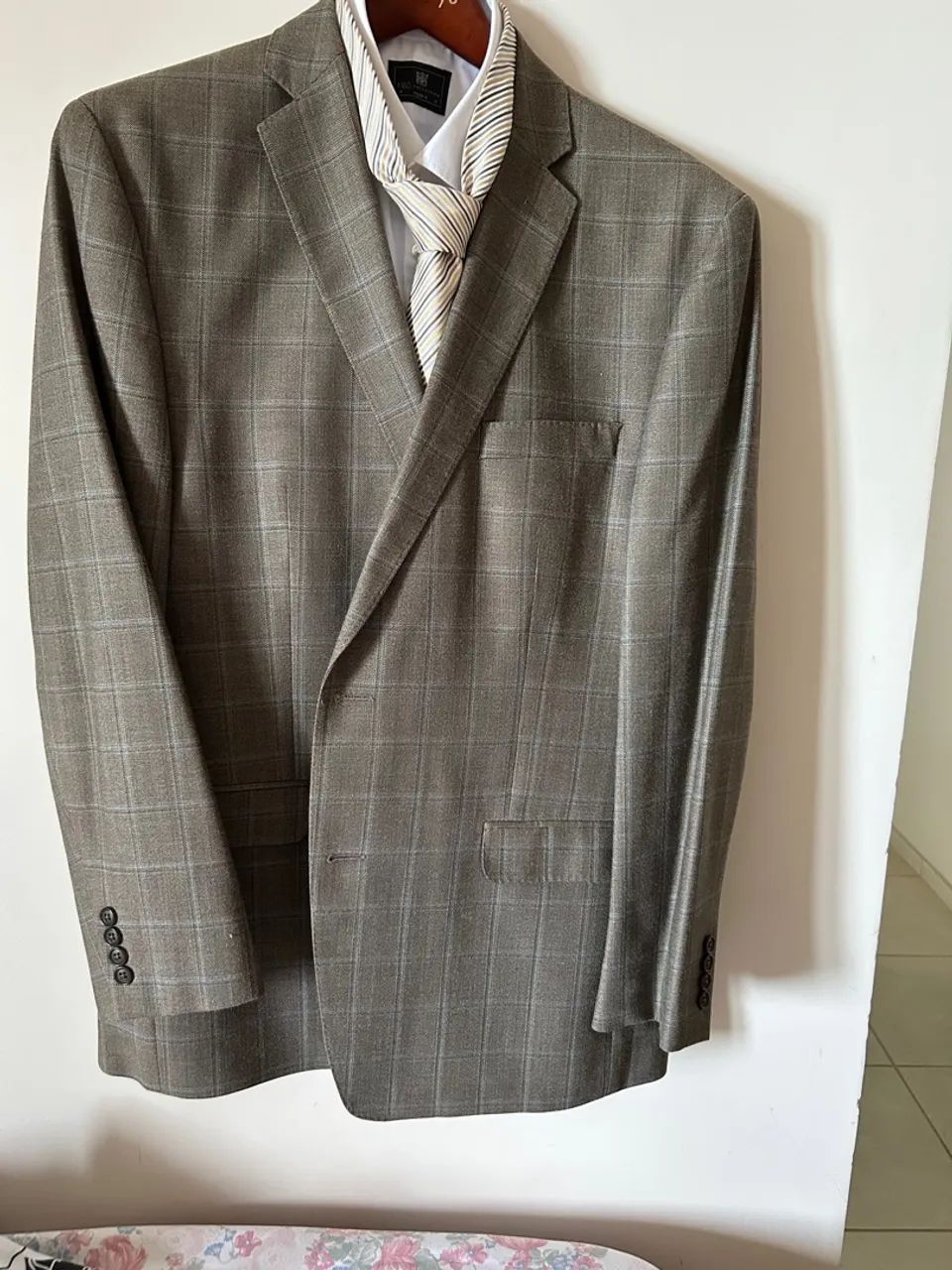 Blazer Masculino Xadrez Elegante