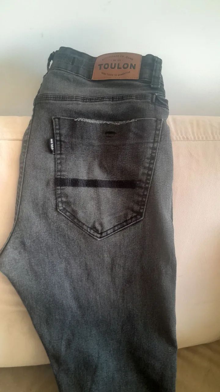 Calça jeans preta - Foto 4
