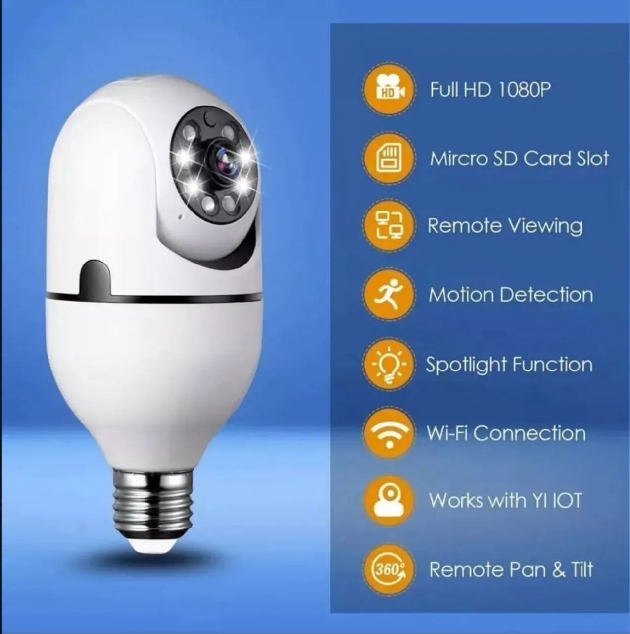 Câmera sensor de luz vigilância Entregamos 