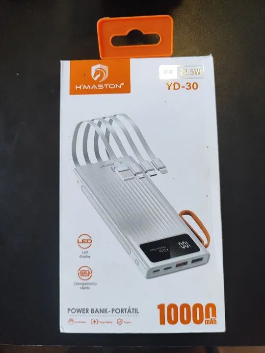 Power Bank Portátil 10000mAh H'MASTON YD-30
