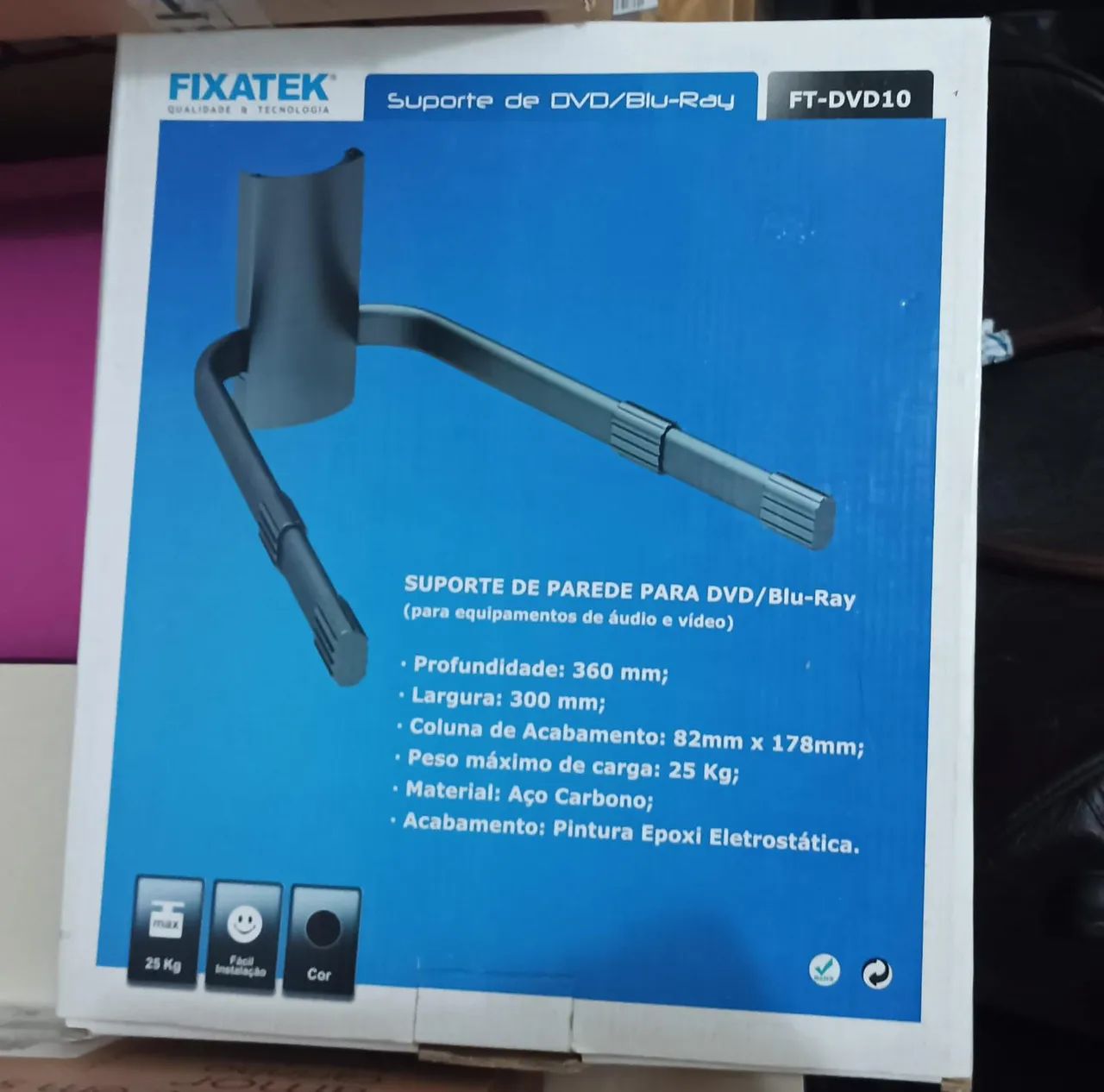 Suporte de dvd/blu ray