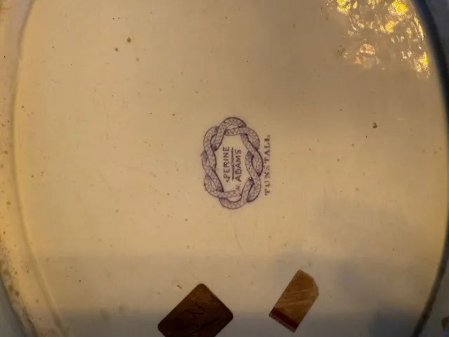 Prato antigo oval e lilás - Foto 3