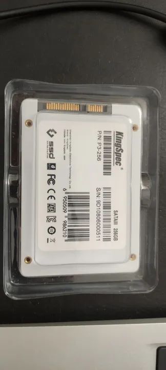 SSD 256GB KINGSPEC SATA III 2.5 COR LARANJA -NOTEBOOK / DESKTOP / ADAPTADOR USB  - Foto 4