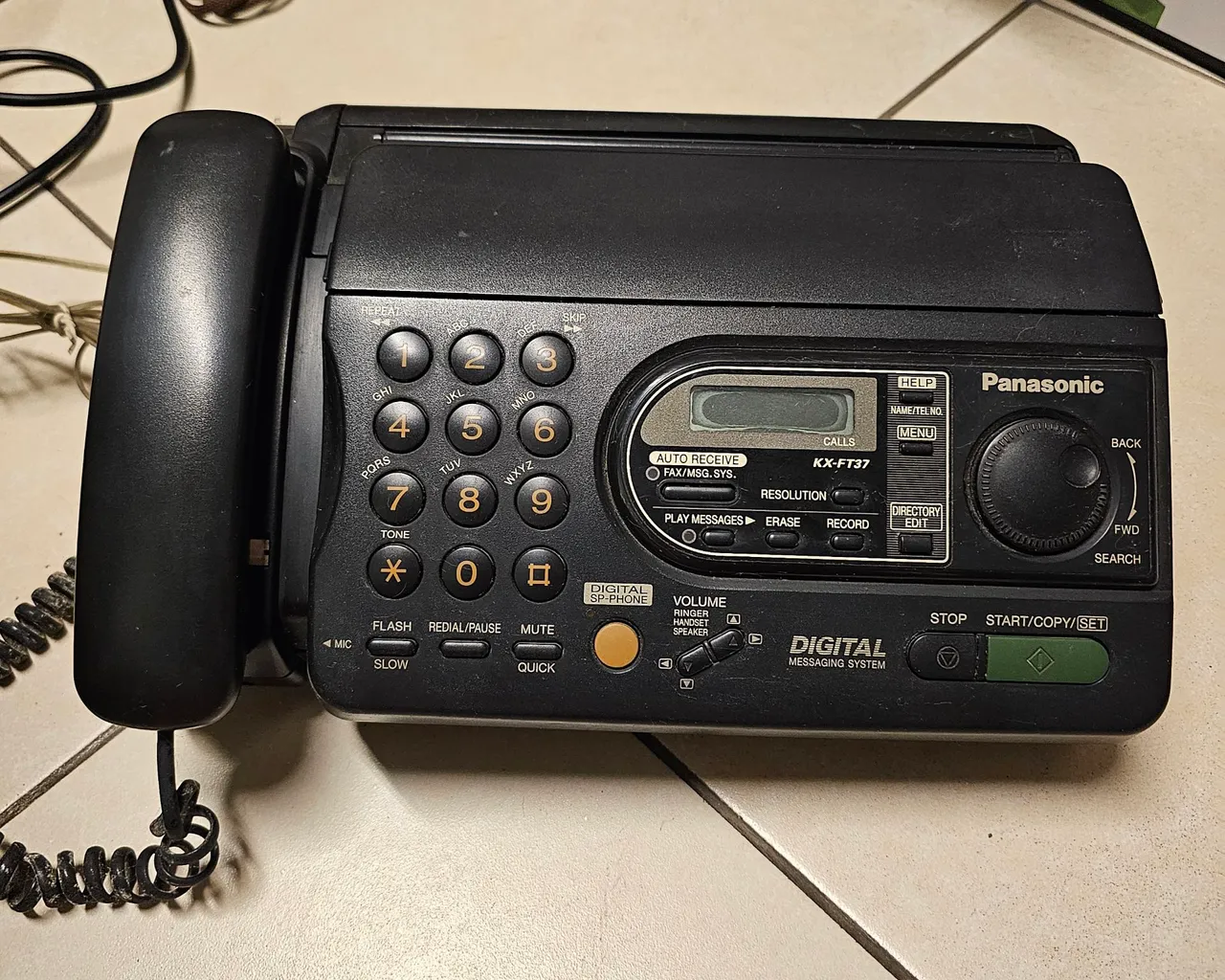 Fax/Telefone Panasonic KX-FT37 - antiguidade