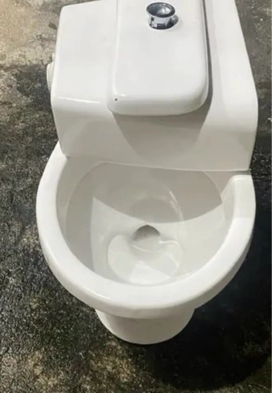 Vaso sanitário com caixa acoplada Lorenzetti 