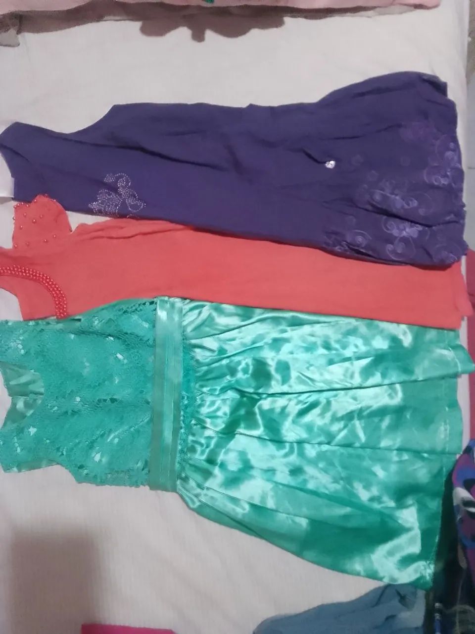 3 Vestidos Infantis 