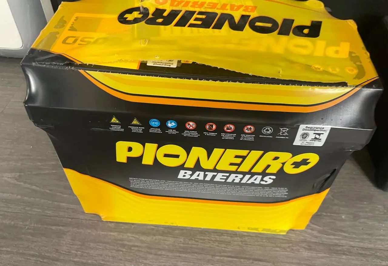 Bateria pioneiro 60ah nova  - Foto 2