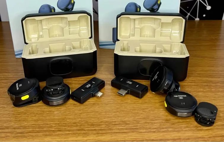 ? Microfone de Lapela Sem Fio Magnético - Qualidade Profissional na Palma da Sua Mão! ? - Foto 6