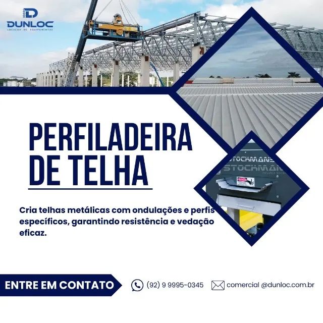 Aluguel de Máquina de Telha Zipada / Zipadeira - Eficiência na Fabricação de Telhas