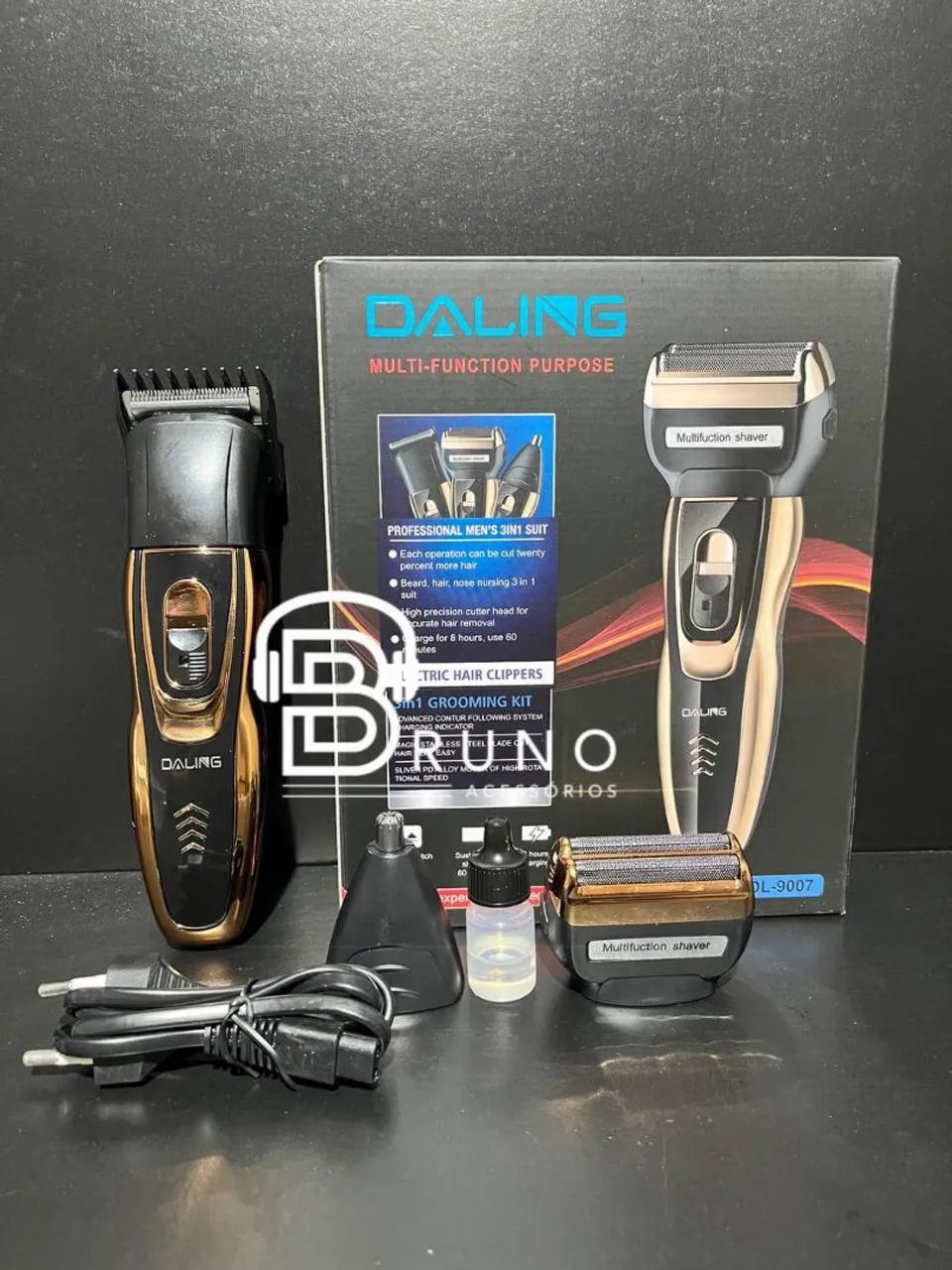 Máquina De Barbear 3 Em 1 Daling  - Foto 5