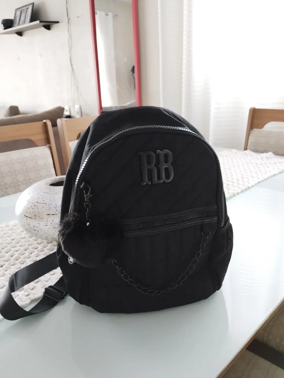 Mochila Feminina Preta RB