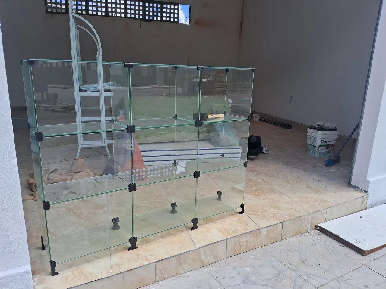 Promoção balcão de vidro expositor para lojas apartii de 450 R$ - Foto 2