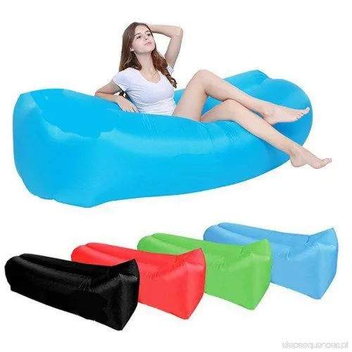Saco de Dormir Inflável Preguiçoso - Puff - Sofá - Camping