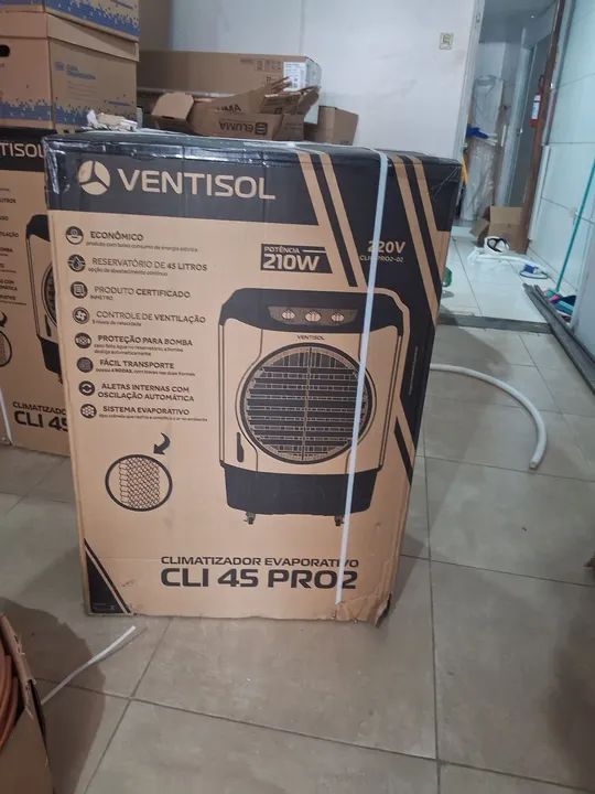 Climatizador Evaporativo Ventisol CLI 45 PRO2 210W - Novo