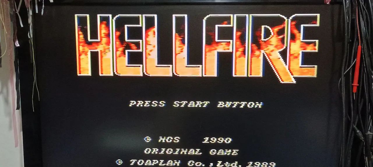 Mega Drive Hellfire Jogo 