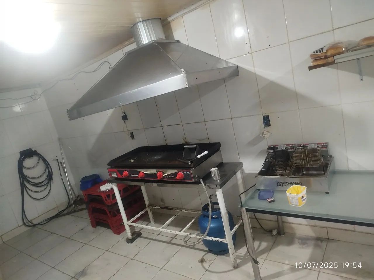 Chapa a gás profissional METALCUBAS