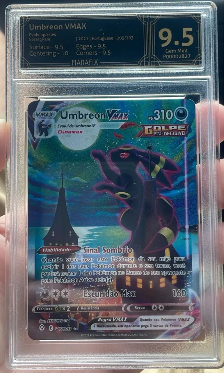 Umbreon VMAX - Golpe Decisivo - céus em evolução  - Foto 2