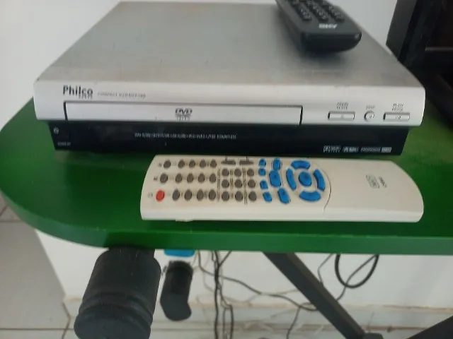 APARELHO DE DVD PHILCO PERFEITO BARATO COM CONTROLE ORIGINAL