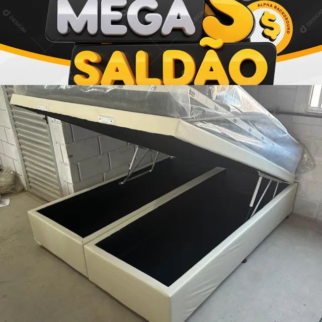 Base box bau queen promoção de ano  novo