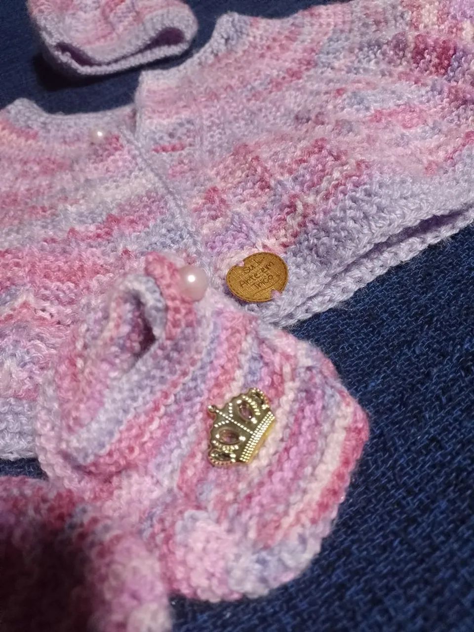 Kit Tricot/tricô de Bebê / roupa de bebê  - Foto 2