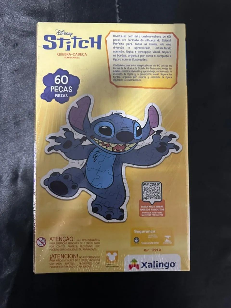 Xalingo Quebra Cabeça 60 Peças Lilo Stitch - Foto 3