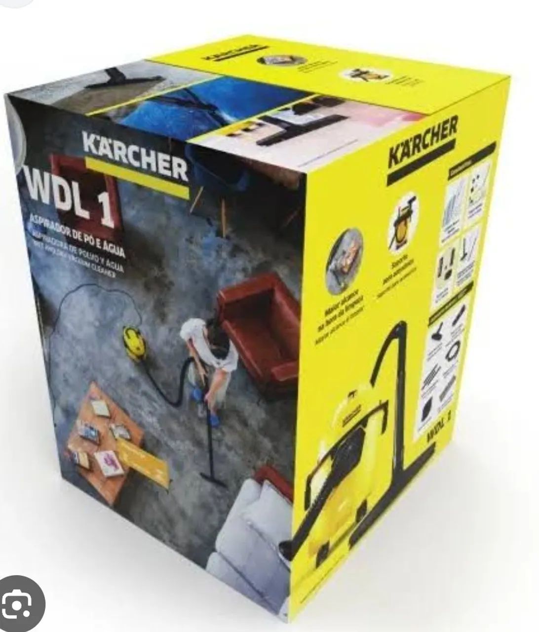 Aspirador de Pó e Líquidos Kärcher WDL 1 - Novo! - Foto 5